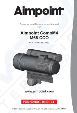 For Aimpoint Compm4 M68