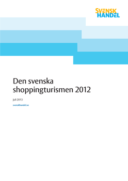 2. Shopping Och Turism