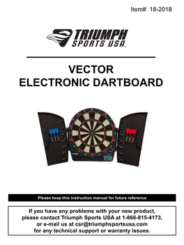 Vector Electronic Dartboard