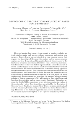 Microscopic Calculations of Beta-Decay Rates for R-Process