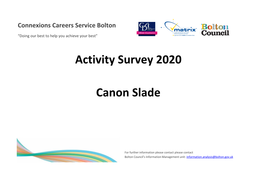 Activity Survey 2020