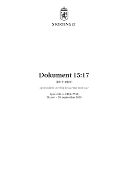 Dokument 15:17 (2019–2020)