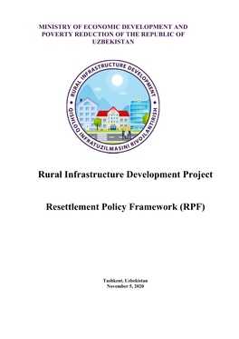 Resettlement Policy Framework (RPF)