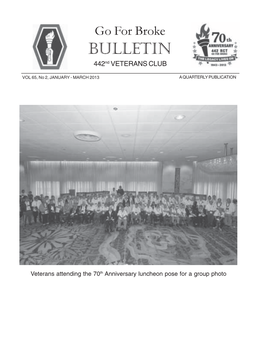 BULLETIN 442Nd VETERANS CLUB