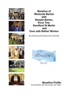 Benefice of Westcote Barton with Steeple Barton, Duns Tew, Sandford St Martin and Over with Nether Worton Benefice Profile