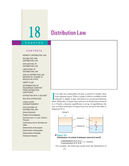 18 Distribution Law CHAPTER