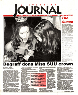 Degraff Dons Miss SUU Crown by KEVI N M