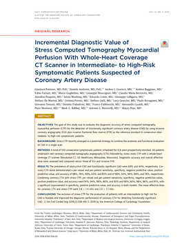 Incremental Diagnostic Value of Stress&Nbsp;Computed