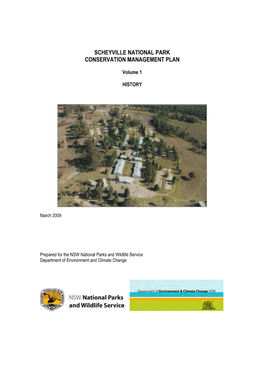 Scheyville National Park Conservation Management Plan