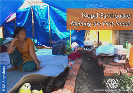 Nepal Earthquake: Meeting the First Needs