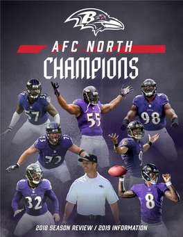 2018 Season Review / 2019 Information Ravens Winning Ways Top Franchises / Since 2000