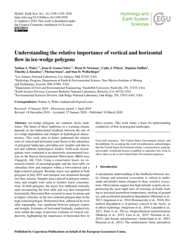 Understanding the Relative Importance of Vertical and Horizontal Flow in Ice