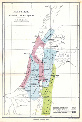 PALESTINE ' BE.FORE · ~Rhe CONQUEST