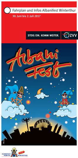 Fahrplan Und Infos Albanifest Winterthur 30