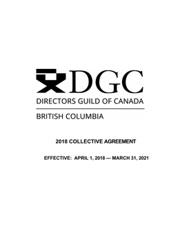 2018 Collective Agreement