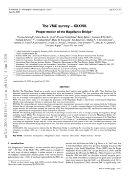 Arxiv:2006.03163V1 [Astro-Ph.GA] 4 Jun 2020