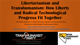 Libertarianism and Transhumanism