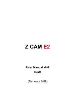 E2 User Manual