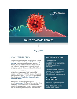 Daily Covid-19 Update