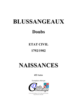 Blussangeaux