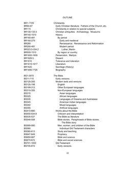 BR-BX Outline