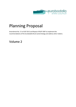 Planning Proposal