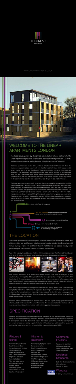 The Location Specification Welcome to the Linear