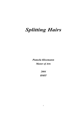 Splitting Hairs