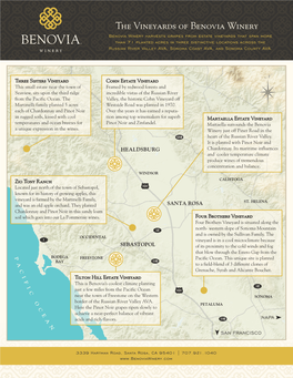 Benovia Vineyard Map Download