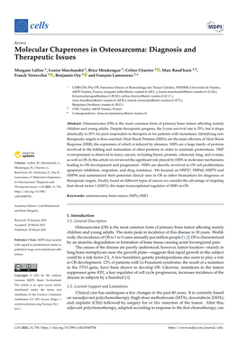 Molecular Chaperones in Osteosarcoma: Diagnosis and Therapeutic Issues