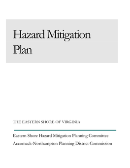 Hazard Mitigation Plan