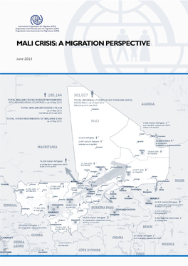Mali Crisis: a Migration Perspective