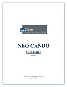 Using Neo Cando