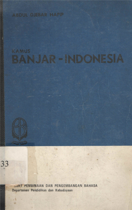 Kamus Banjar - Indonesia