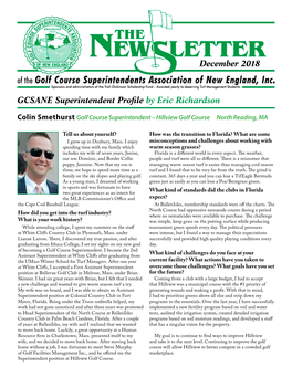 GCSANE Superintendent Profile by Eric Richardson