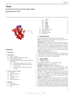 3Mne Lichtarge Lab 2006