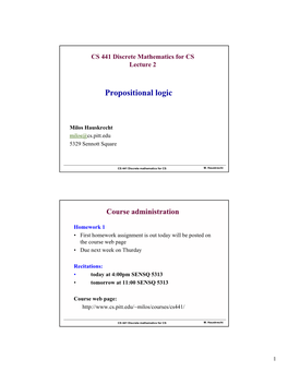 Propositional Logic