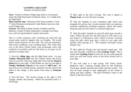 'LOOMPIT LAKE LOOP' Distance 3.9