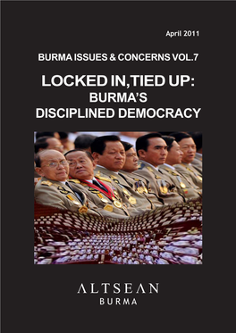 Locked In, Tied Up: Burma's Disciplined Democracy