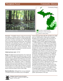 Floodplain Forest Communityfloodplain Abstract Forest, Page 1