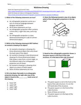 Multiview Drawing