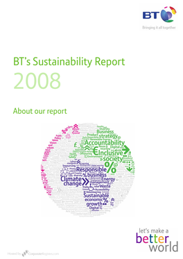 Sustainable Economic Growth Last Year We Welcomed This New Avenue of Work by BT