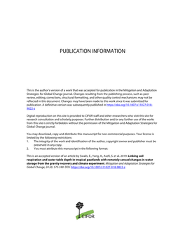 Publication Information