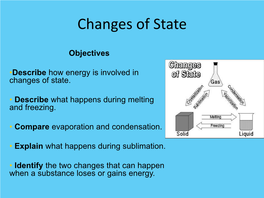 Changes of State