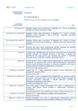 Fascio Luca CV Bollengo