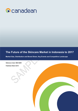 The Future of the Skincare Market in Indonesia to 2017