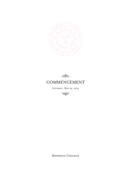 Commencement 2014