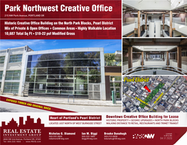 Park Northwest Creative Office 215 NW Park Avenue, PORTLAND OR
