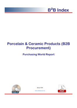 Porcelain & Ceramic Products (B2B Procurement)