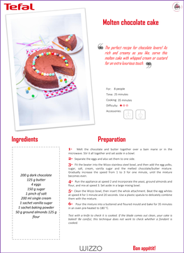 Molten Chocolate Cake